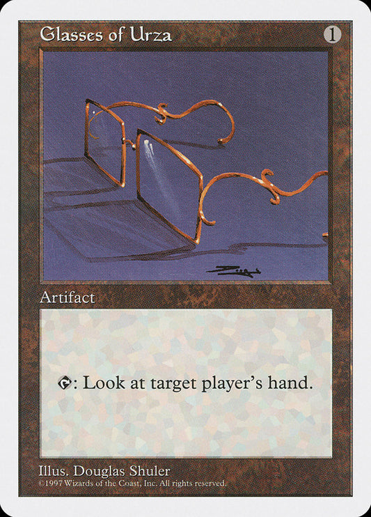 MTG Card Title: Glasses of Urza 5ED/374