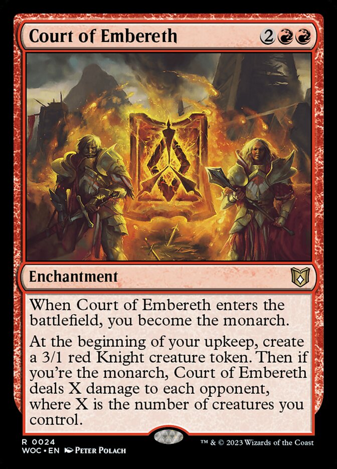 MTG Card Title: Court of Embereth WOC/24