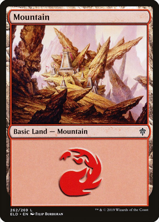 MTG Card Title: Mountain ELD/262