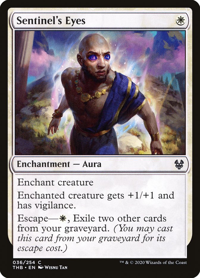 MTG Card Title: Sentinel's Eyes THB/36