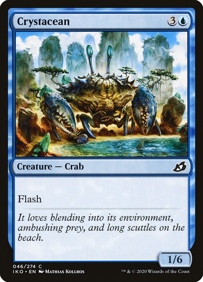 MTG Card Title: Crystacean IKO/46
