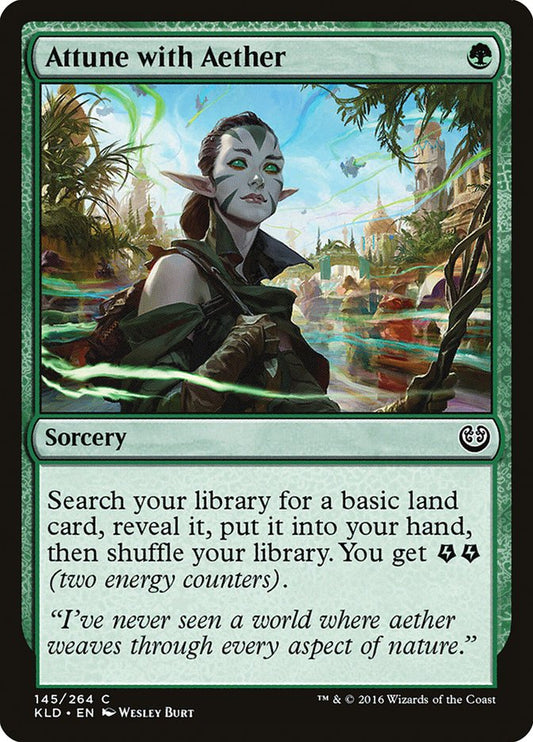 MTG Card Title: Attune with Aether KLD/145