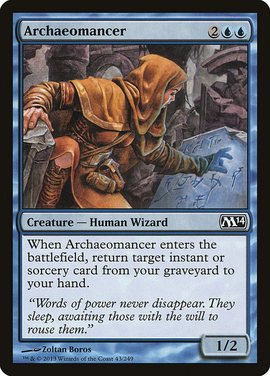 MTG Card Title: Archaeomancer M14/43