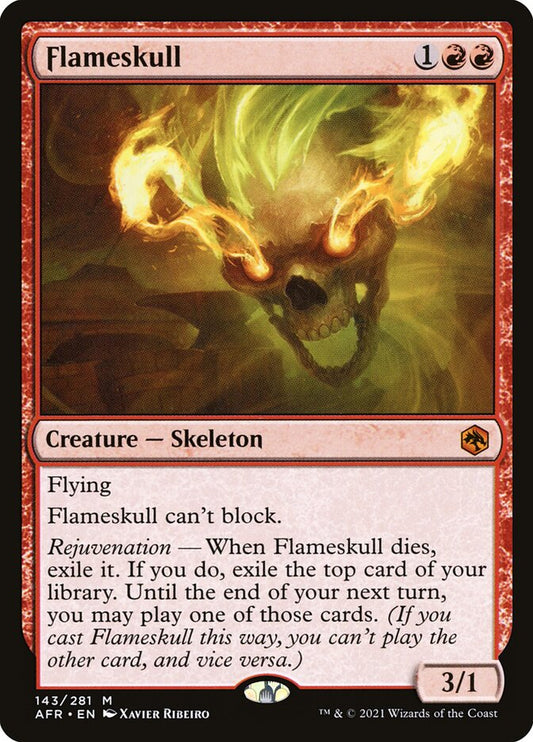 MTG Card Title: Flameskull AFR/143