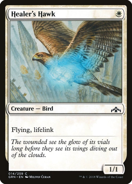 MTG Card Title: Healer's Hawk GRN/14