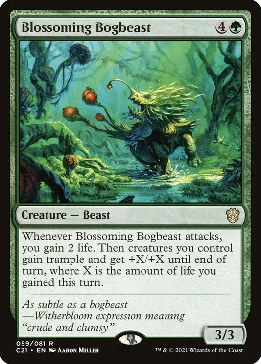 MTG Card Title: Blossoming Bogbeast C21/59