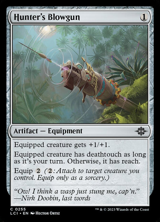 MTG Card Title: Hunter's Blowgun LCI/255
