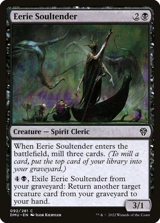 MTG Card Title: Eerie Soultender DMU/92