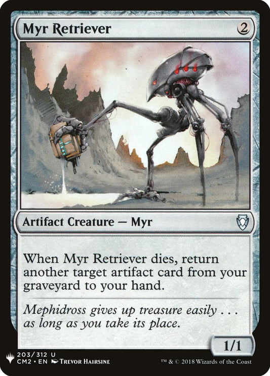 MTG Card Title: Myr Retriever PLST/CM2-203