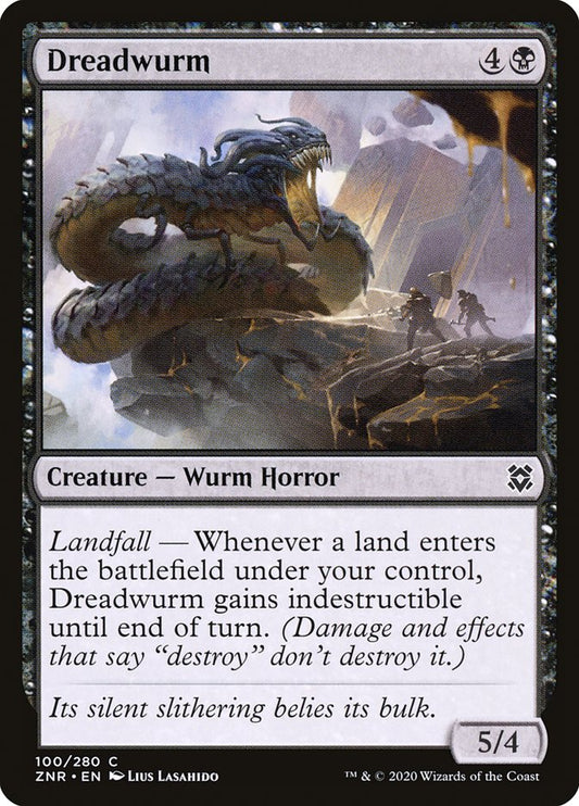 MTG Card Title: Dreadwurm ZNR/100