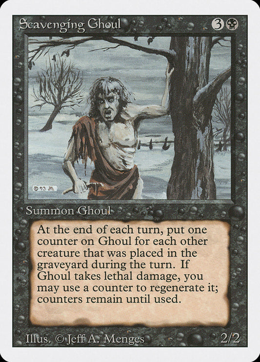 MTG Card Title: Scavenging Ghoul 3ED/128