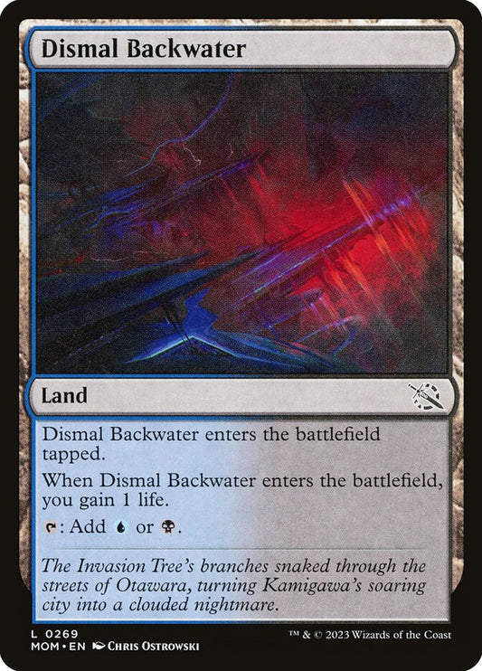 MTG Card Title: Dismal Backwater MOM/269