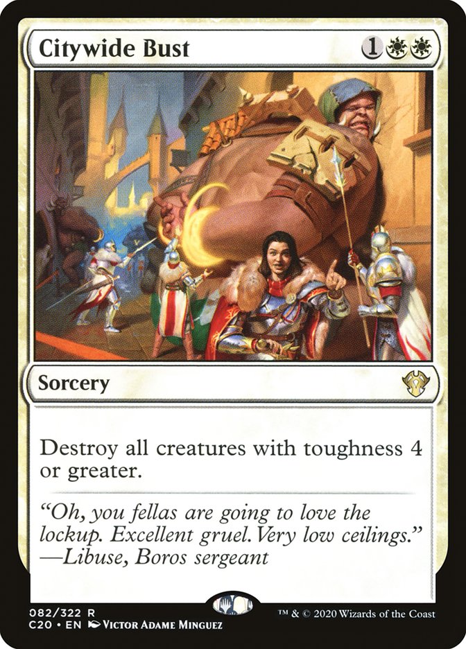 MTG Card Title: Citywide Bust C20/82