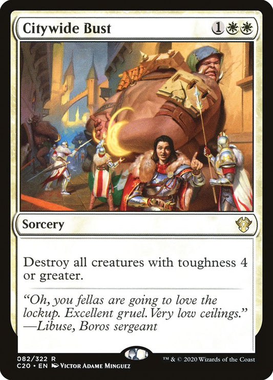 MTG Card Title: Citywide Bust C20/82