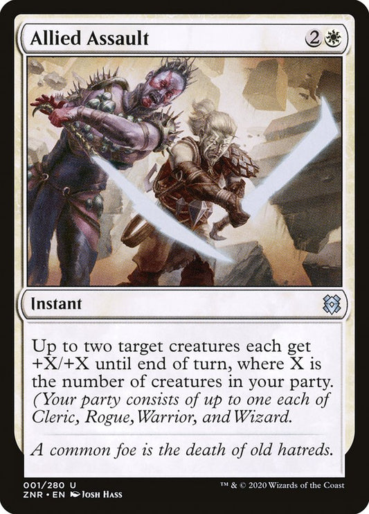 MTG Card Title: Allied Assault ZNR/1