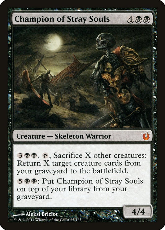 MTG Card Title: Champion of Stray Souls BNG/63