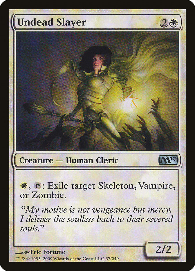 MTG Card Title: Undead Slayer M10/37