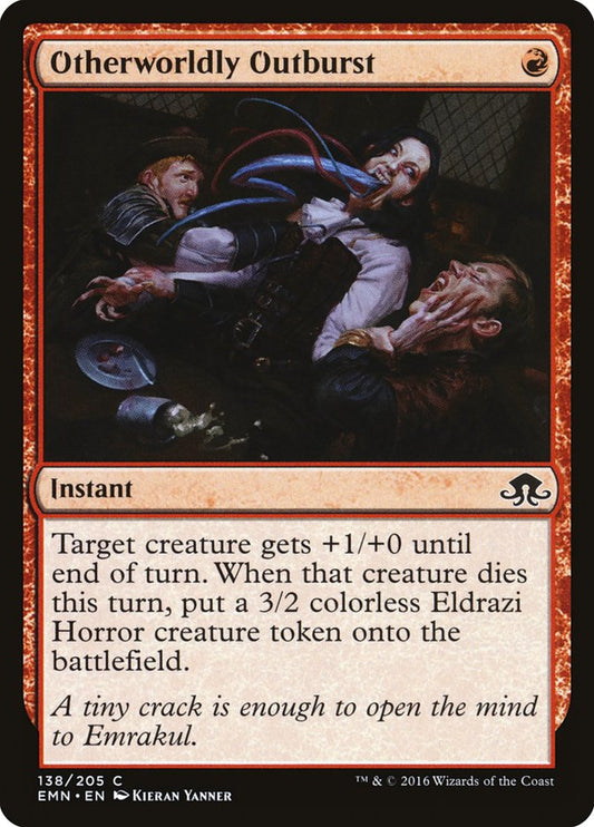 MTG Card Title: Otherworldly Outburst EMN/138