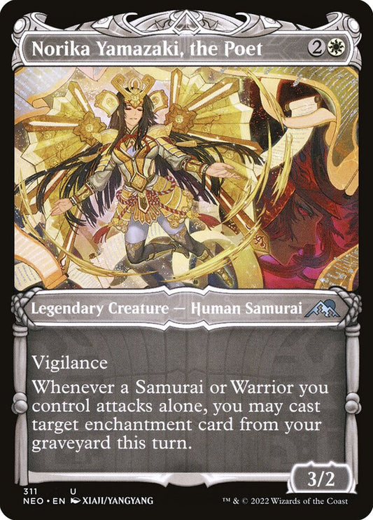 MTG Card Title: Norika Yamazaki, the Poet NEO/311