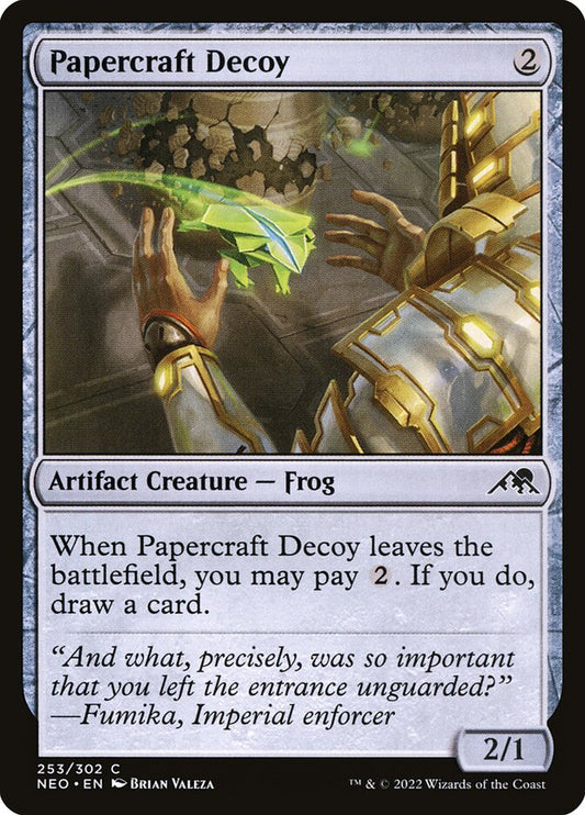 MTG Card Title: Papercraft Decoy NEO/253