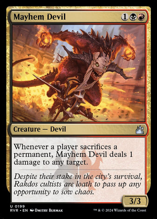 MTG Card Title: Mayhem Devil RVR/199