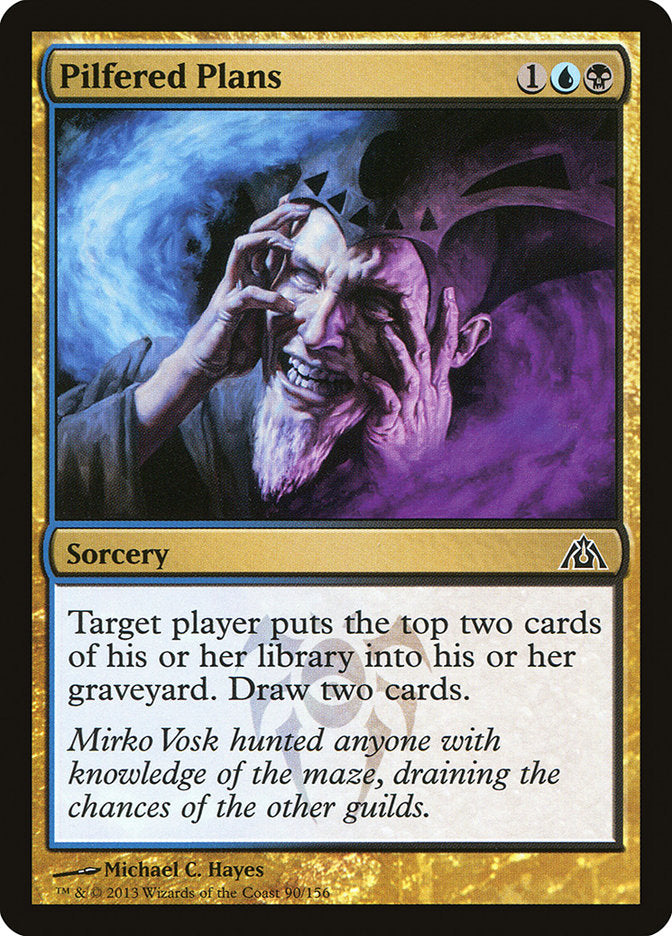 MTG Card Title: Pilfered Plans DGM/90
