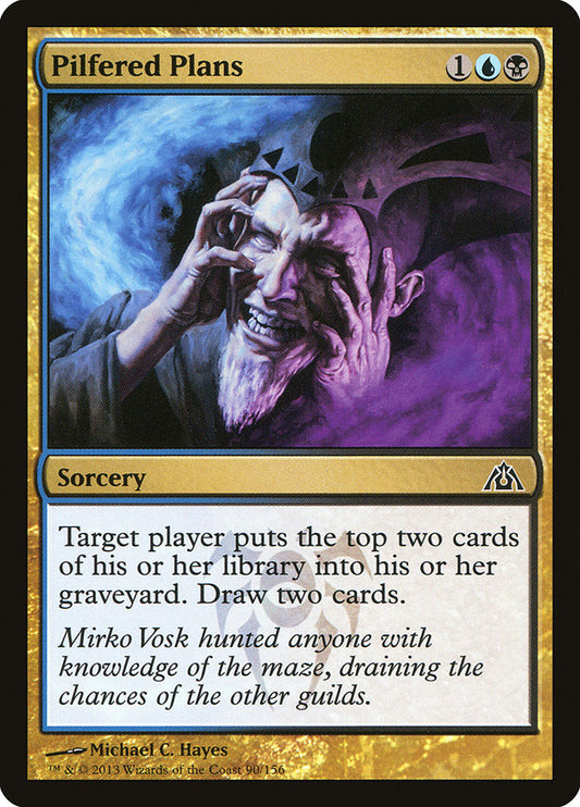 MTG Card Title: Pilfered Plans DGM/90