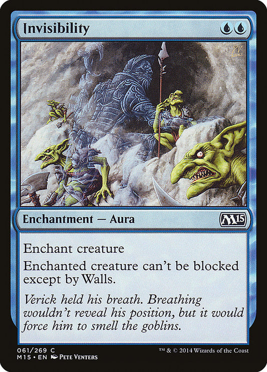 MTG Card Title: Invisibility M15/61