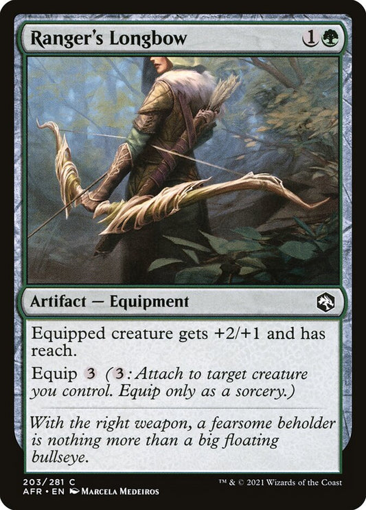 MTG Card Title: Ranger's Longbow AFR/203