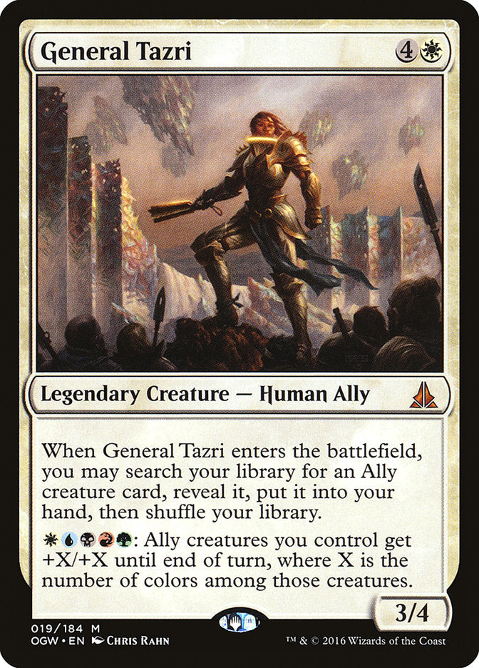MTG Card Title: General Tazri OGW/19