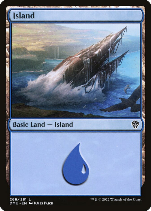 MTG Card Title: Island DMU/266
