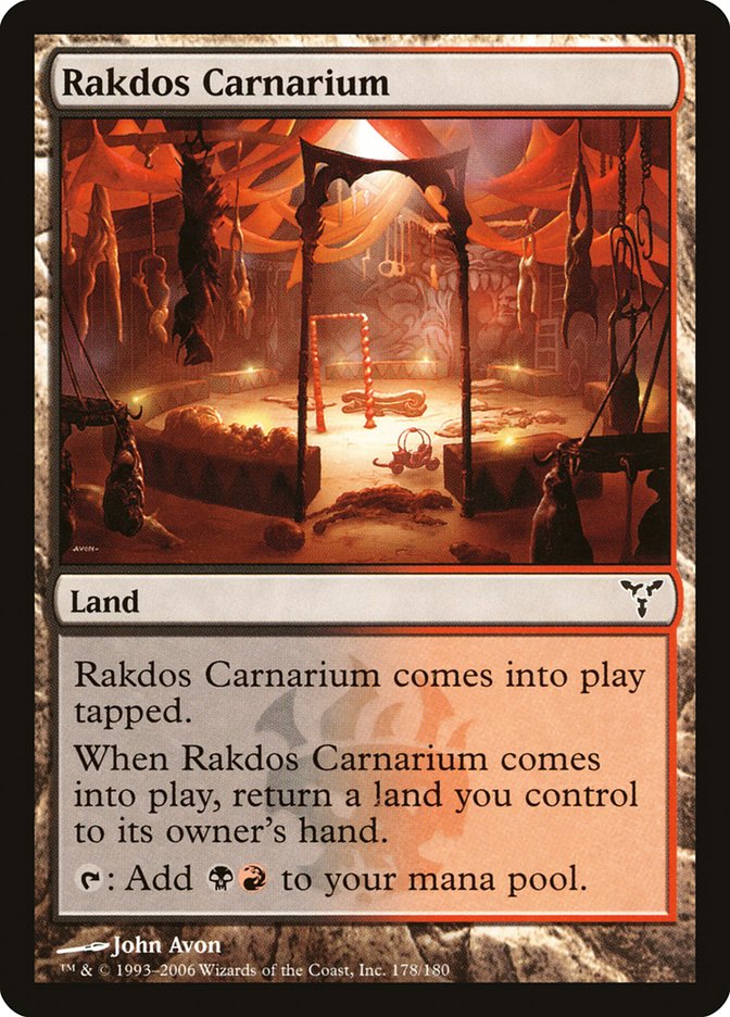 MTG Card Title: Rakdos Carnarium DIS/178