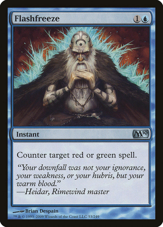 MTG Card Title: Flashfreeze M10/53