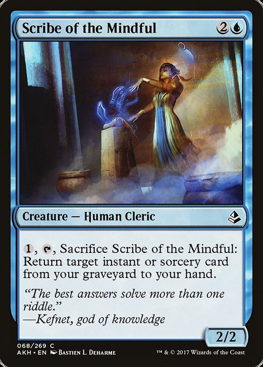 MTG Card Title: Scribe of the Mindful AKH/68
