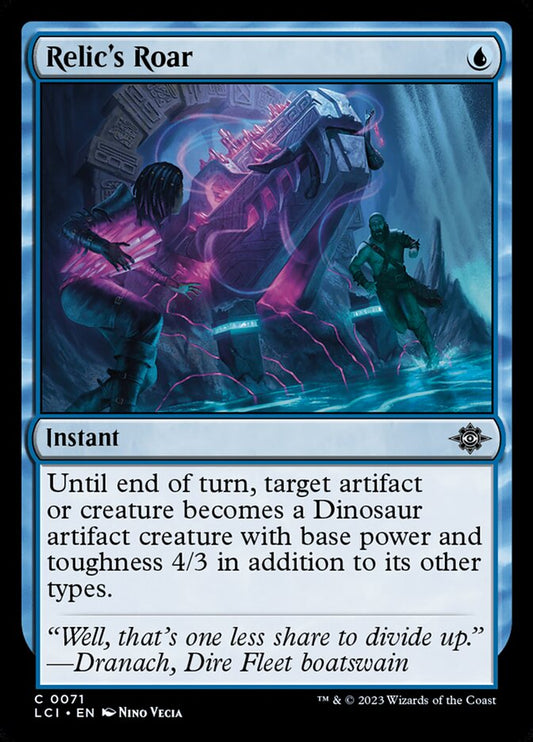 MTG Card Title: Relic's Roar LCI/71