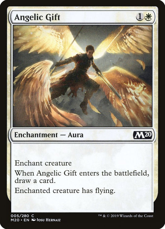 MTG Card Title: Angelic Gift M20/5
