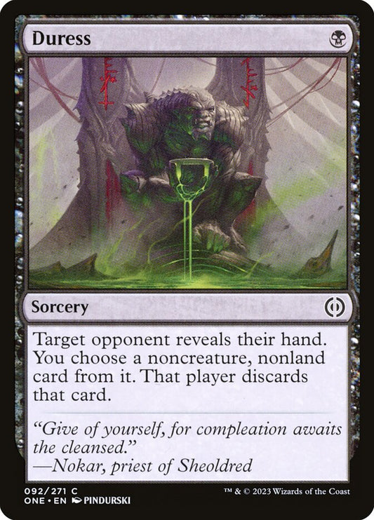 MTG Card Title: Duress ONE/92