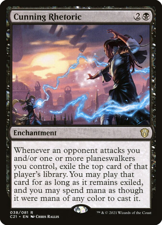 MTG Card Title: Cunning Rhetoric C21/38