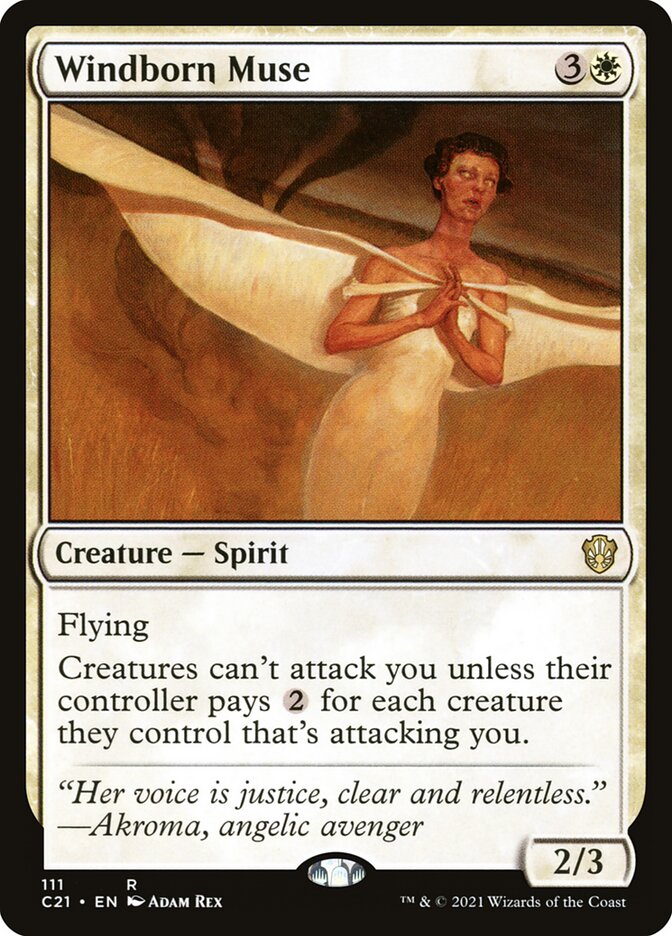 MTG Card Title: Windborn Muse C21/111