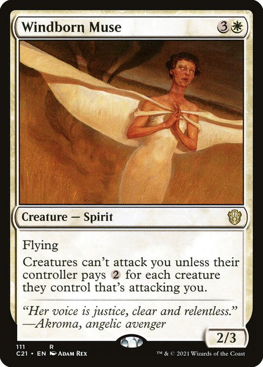 MTG Card Title: Windborn Muse C21/111