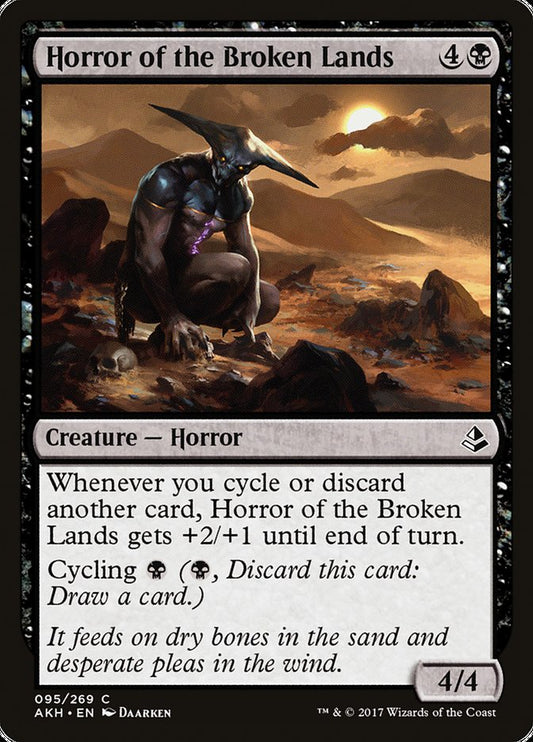 MTG Card Title: Horror of the Broken Lands AKH/95