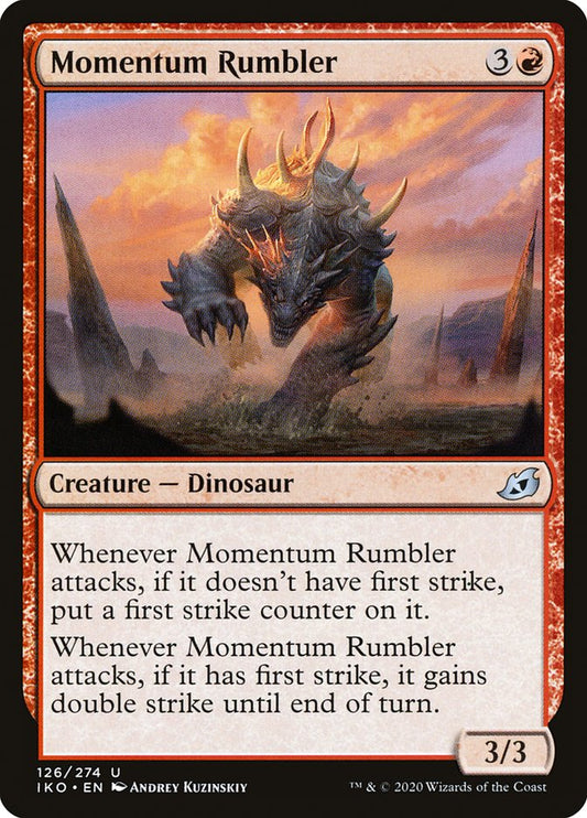 MTG Card Title: Momentum Rumbler IKO/126