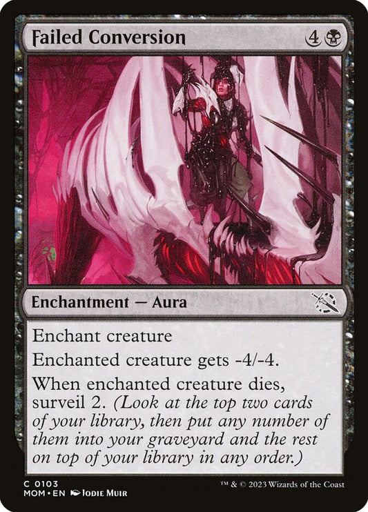MTG Card Title: Failed Conversion MOM/103