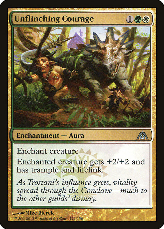MTG Card Title: Unflinching Courage DGM/111