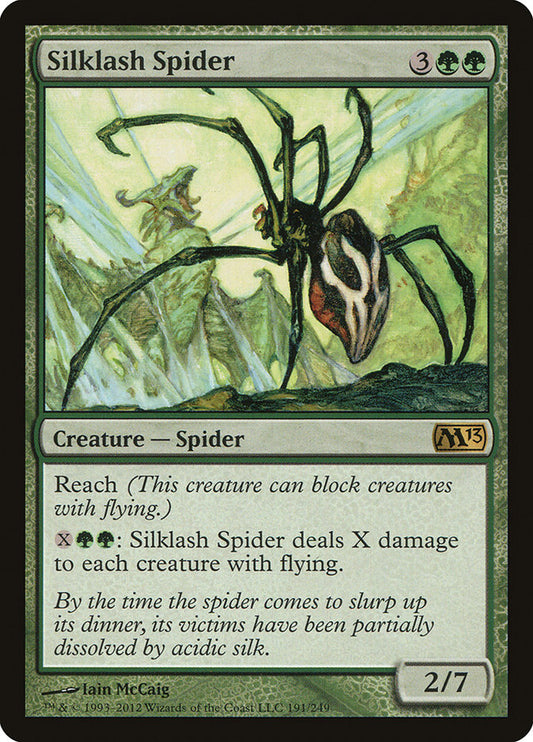 MTG Card Title: Silklash Spider M13/191