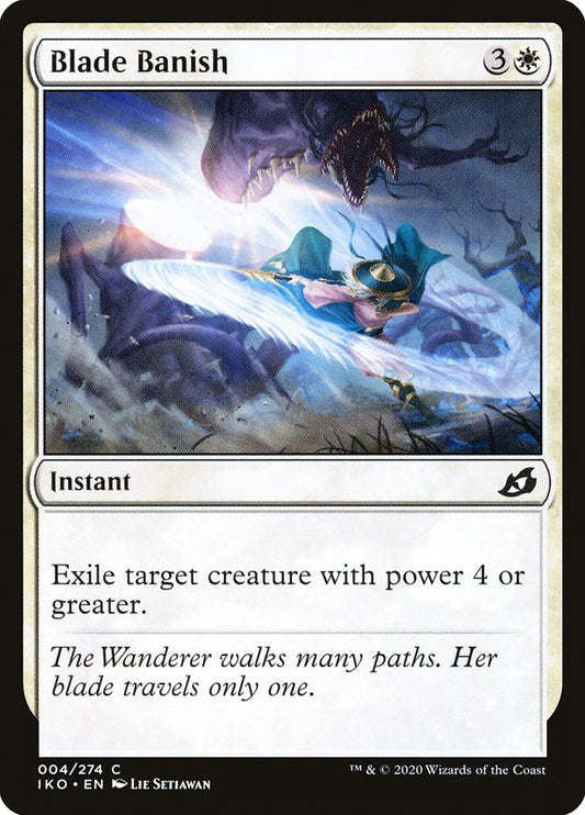 MTG Card Title: Blade Banish IKO/4