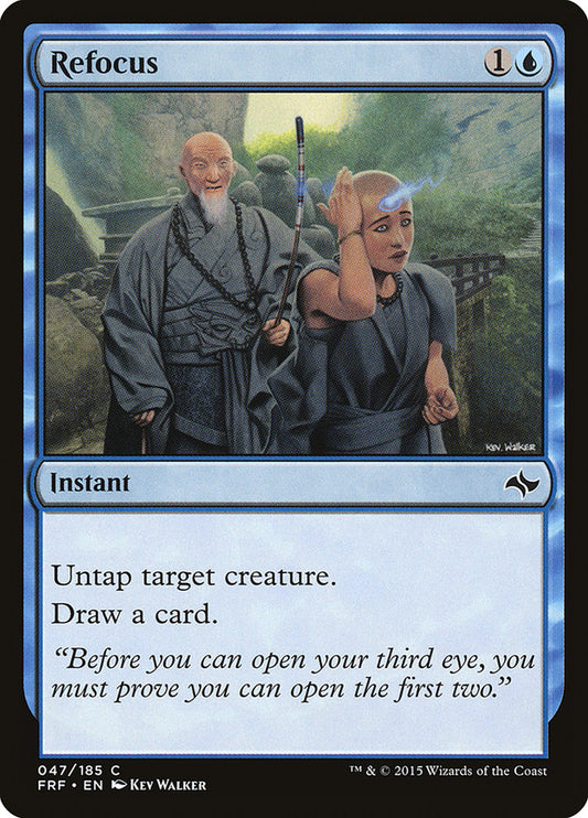 MTG Card Title: Refocus FRF/47
