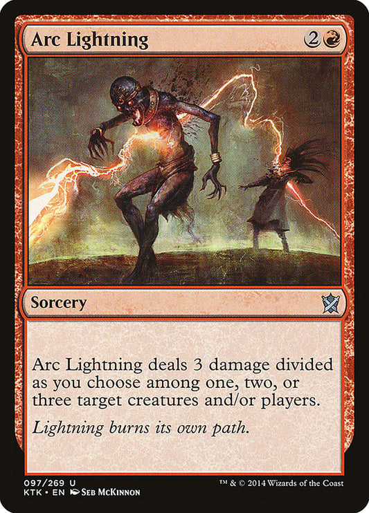 MTG Card Title: Arc Lightning KTK/97