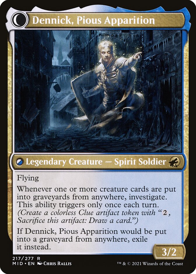 Dennick, Pious Apprentice // Dennick, Pious Apparition MID/217
