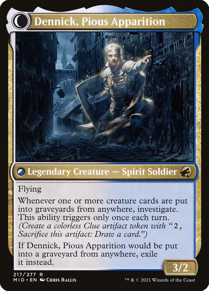 Dennick, Pious Apprentice // Dennick, Pious Apparition MID/217